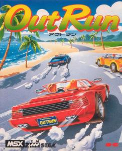 Постер Outrun для DOS