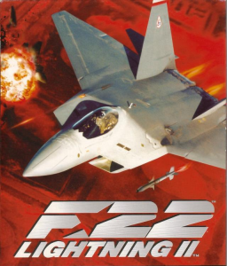 Постер F-22 Lightning II для DOS