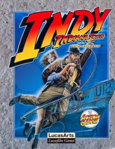 Постер Indiana Jones and The Fate of Atlantis: The Action Game для DOS