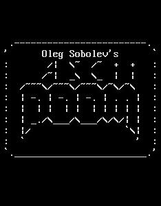 Постер Oleg Sobolev's ASCII DOOM для DOS