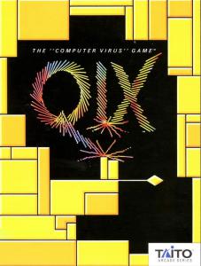 Постер QIX для DOS
