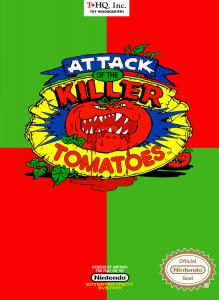 Постер Attack of the Killer Tomatoes для NES