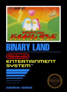 Постер Binary Land для NES
