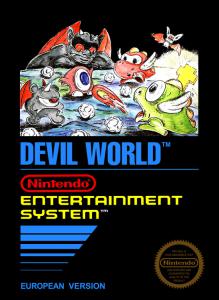 Постер Devil World для NES