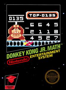Постер Donkey Kong Jr. Math для NES