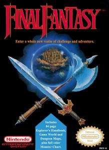 Постер Final Fantasy для NES