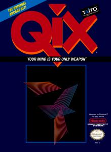 Постер QIX для NES