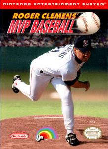 Постер Roger Clemens' MVP Baseball для NES