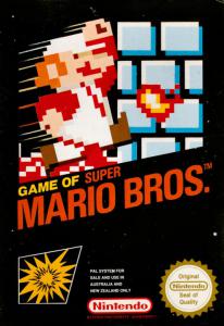 Постер Super Mario Bros для NES