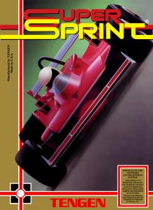 Постер Super Sprint для NES