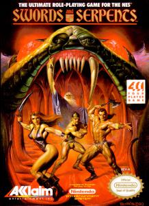 Постер Swords and Serpents для NES