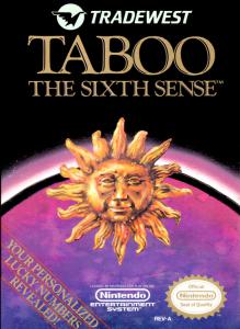 Постер Taboo: The Sixth Sense для NES