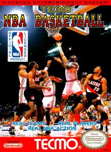 Постер Tecmo NBA Basketball для NES