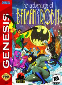 Постер The Adventures of Batman & Robin для SEGA
