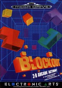 Постер Blockout для SEGA