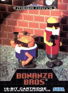 Постер Bonanza Bros. для SEGA