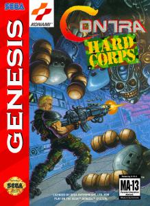 Постер Contra Hard Corps для SEGA