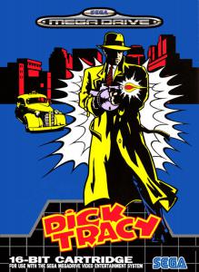Постер Dick Tracy для SEGA