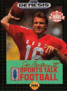 Постер Joe Montana Football для SEGA