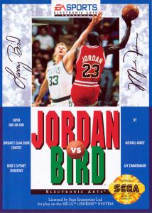 Постер Jordan vs Bird: One on One для SEGA