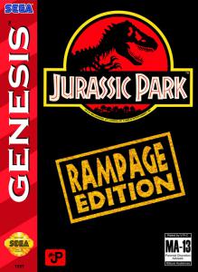 Постер Jurassic Park: Rampage Edition для SEGA