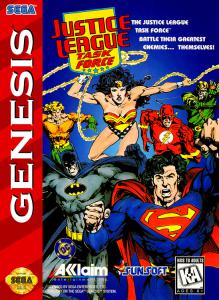 Постер Justice League Task Force для SEGA