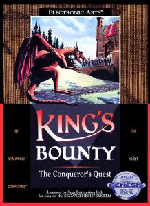 Постер King's Bounty для SEGA