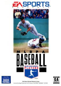 Постер MLBPA Baseball для SEGA