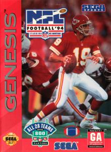 Постер NFL Football '94 starring Joe Montana для SEGA