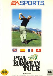 Постер PGA European Tour для SEGA