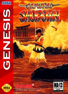 Постер Samurai Shodown для SEGA