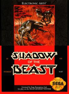 Постер Shadow of the Beast для SEGA