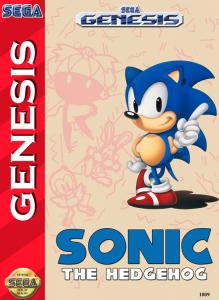 Постер Sonic the Hedgehog для SEGA