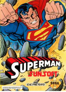 Постер Superman: The Man of Steel для SEGA