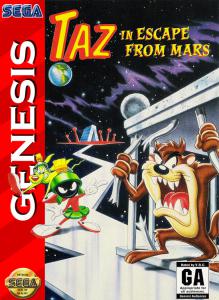 Постер Taz in Escape from Mars для SEGA