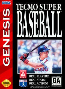 Постер Tecmo Super Baseball для SEGA