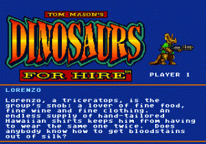 Tom Mason's Dinosaurs for Hire