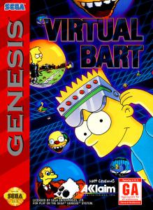 Постер Virtual Bart для SEGA