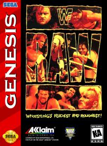 Постер WWF Raw для SEGA