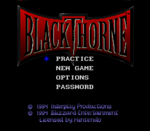 Blackthorne