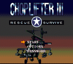 Choplifter III: Rescue Survive