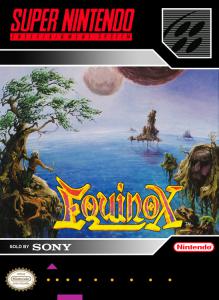 Постер Equinox для SNES