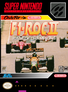 Постер F1-ROC II: Race of Champions для SNES