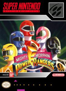 Постер Mighty Morphin Power Rangers для SNES