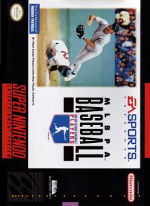 Постер MLBPA Baseball для SNES