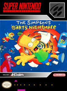 Постер The Simpsons: Bart's Nightmare для SNES