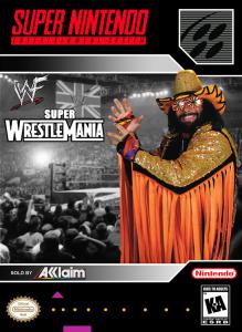 Постер WWF Super WrestleMania для SNES