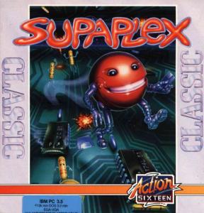 Постер Supaplex для DOS