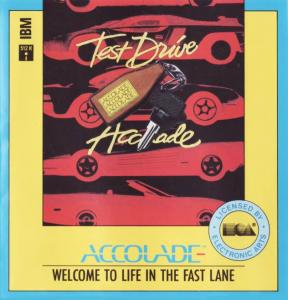 Постер Test Drive для DOS