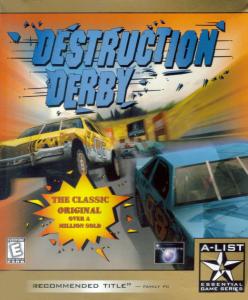 Постер Destruction Derby для DOS
